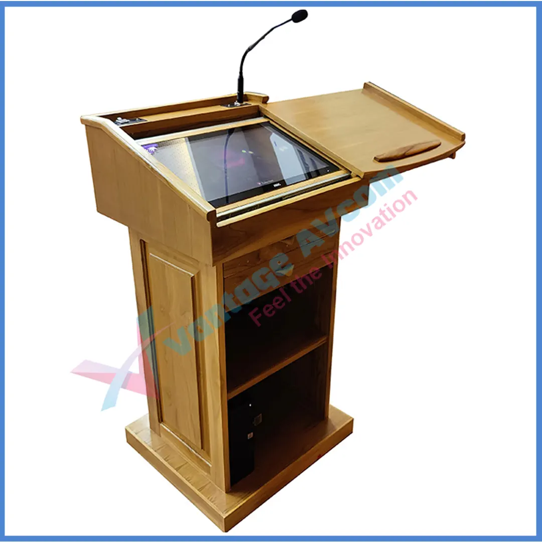 Smart Podium Vwith touch screen
